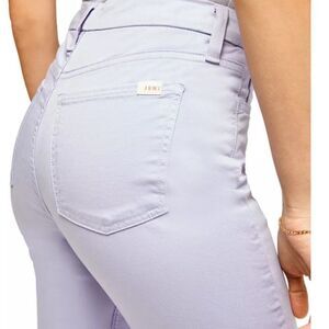 JEN7 by 7 For All Mankind Sateen Skinny Ankle Jeans in Purple